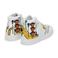 LAXMONKEY BANANA WHITE Men’s high top canvas shoes