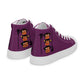 LAXMONKEY PALATINATE PURPLE Men’s high top canvas shoes