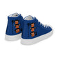 LAXMONKEY Dark Cerulean Men’s high top canvas shoes