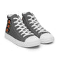 LAXMONKEY  Men’s Gray high top canvas shoes