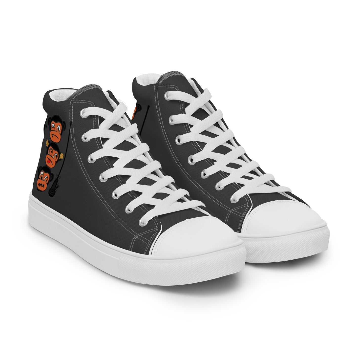 LAXMONKEY Men’s Eclipse high top canvas shoes