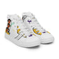LAXMONKEY BANANA WHITE Men’s high top canvas shoes