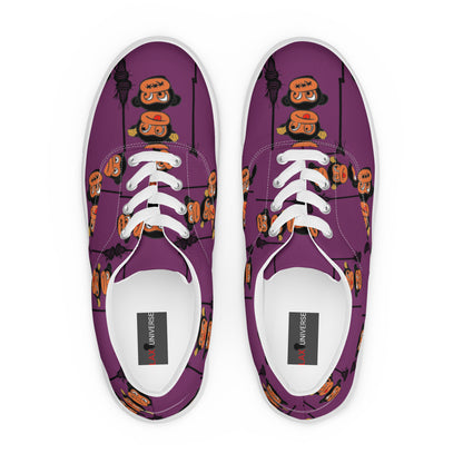 LAXMONKEY PALATINATE PURPLE  Men’s lace-up canvas shoes