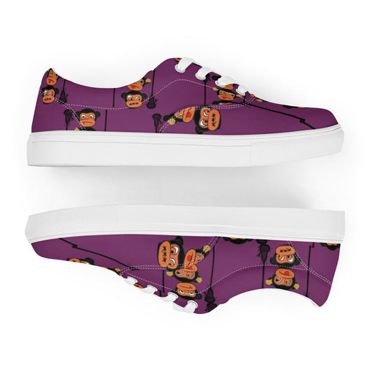 LAXMONKEY PALATINATE PURPLE  Men’s lace-up canvas shoes