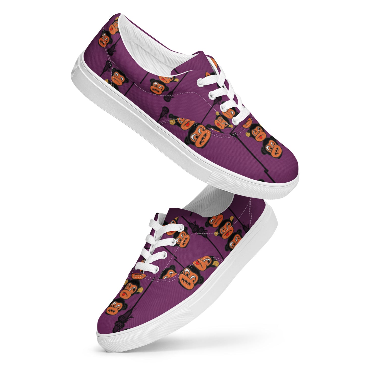 LAXMONKEY PALATINATE PURPLE  Men’s lace-up canvas shoes