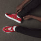 LAXMONKEY RED Men’s lace-up canvas shoes