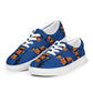 LAXMONKEY Dark Cerulean Men’s lace-up canvas shoes