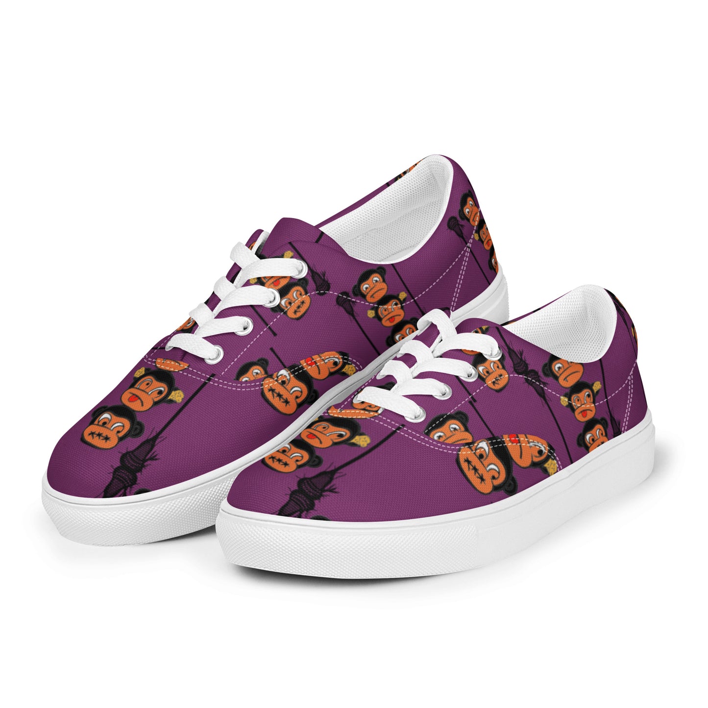 LAXMONKEY PALATINATE PURPLE  Men’s lace-up canvas shoes