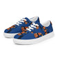 LAXMONKEY Dark Cerulean Men’s lace-up canvas shoes