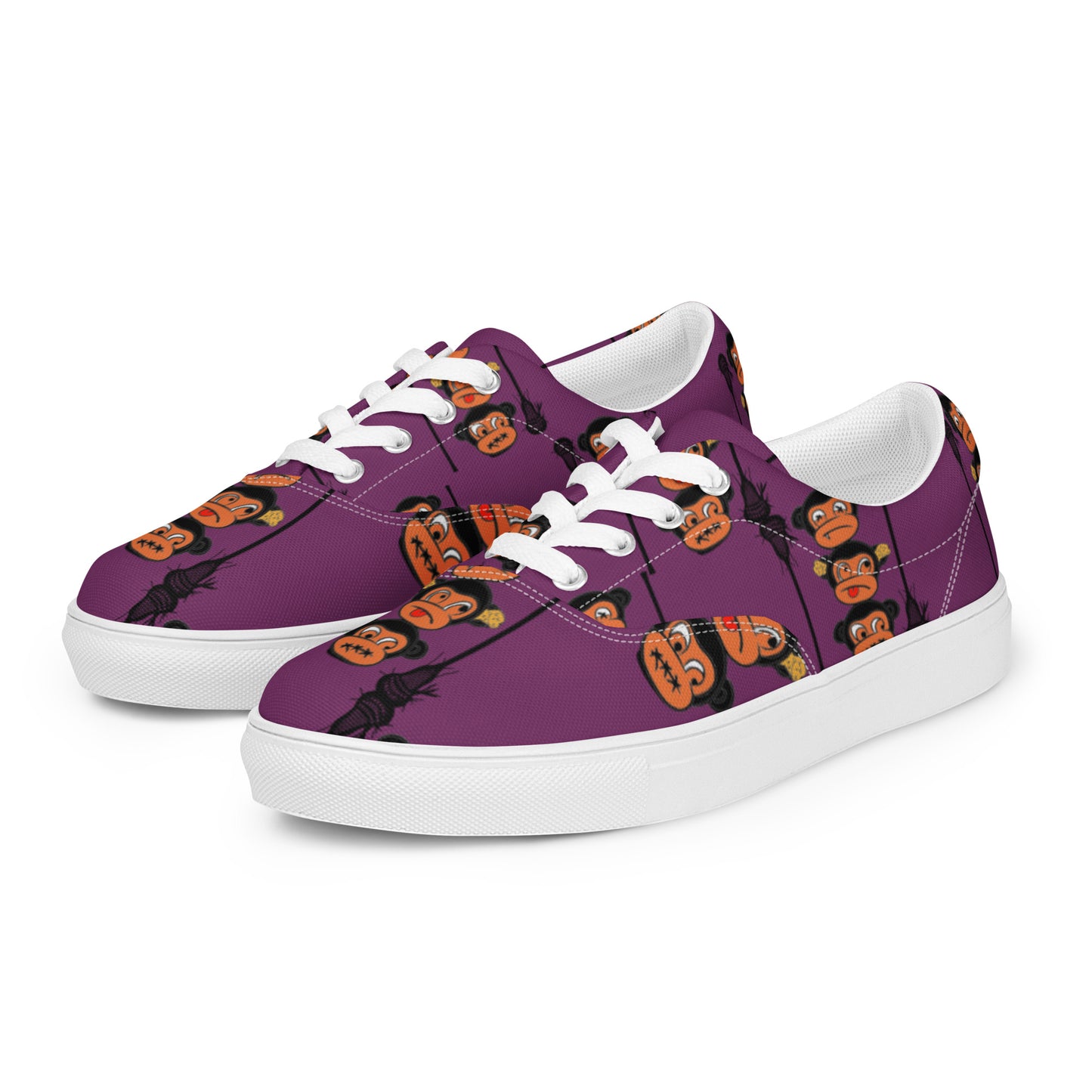 LAXMONKEY PALATINATE PURPLE  Men’s lace-up canvas shoes