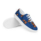 LAXMONKEY Dark Cerulean Men’s lace-up canvas shoes