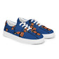 LAXMONKEY Dark Cerulean Men’s lace-up canvas shoes