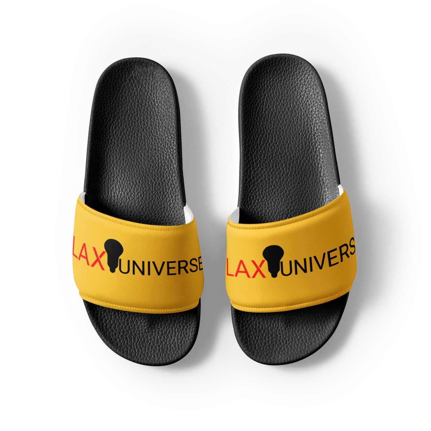 LAXUNIVERSE Yellow Men’s slides