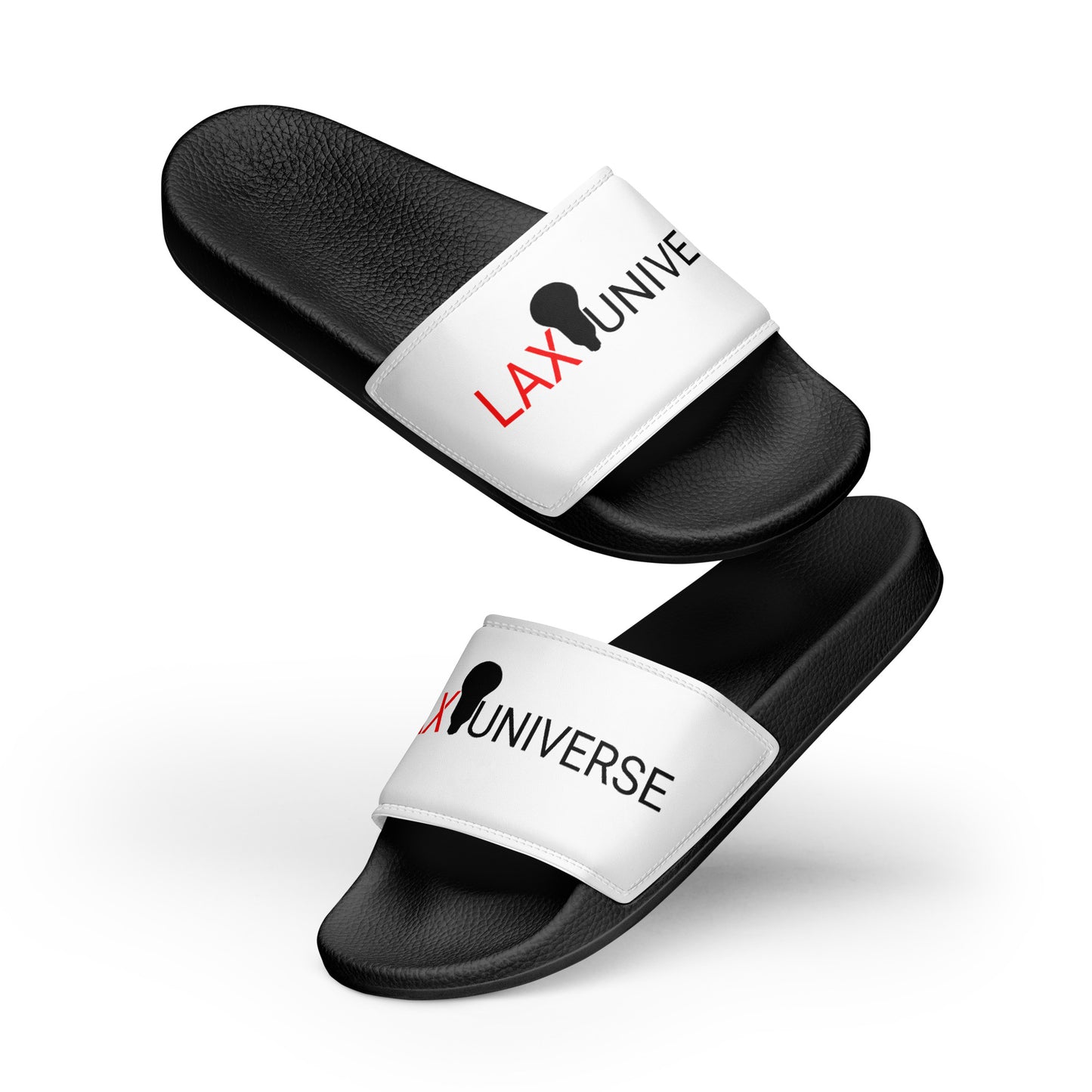 LAXUNIVERSE White&Black Men’s slides