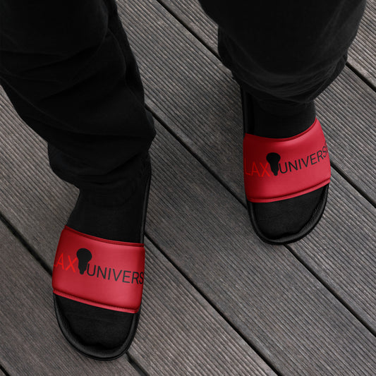 LAXUNIVERSE Red Men’s slides