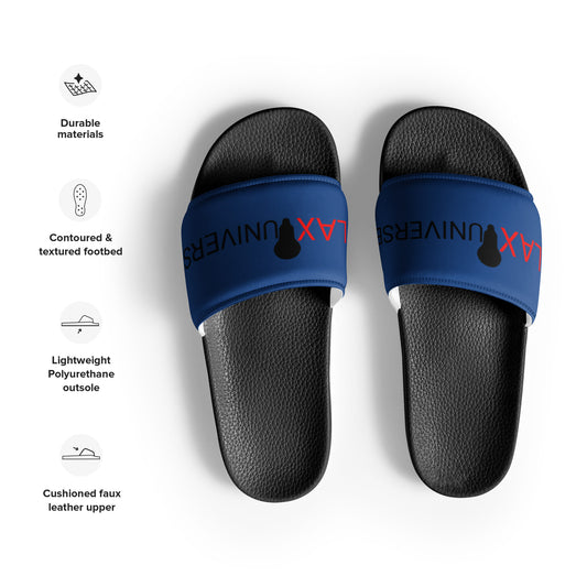 LAXUNIVERSE Dark Cerulean Men’s slides