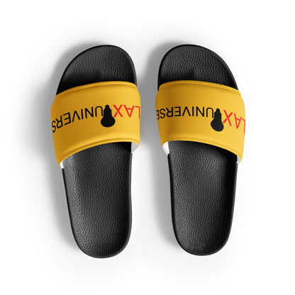 LAXUNIVERSE Yellow Men’s slides