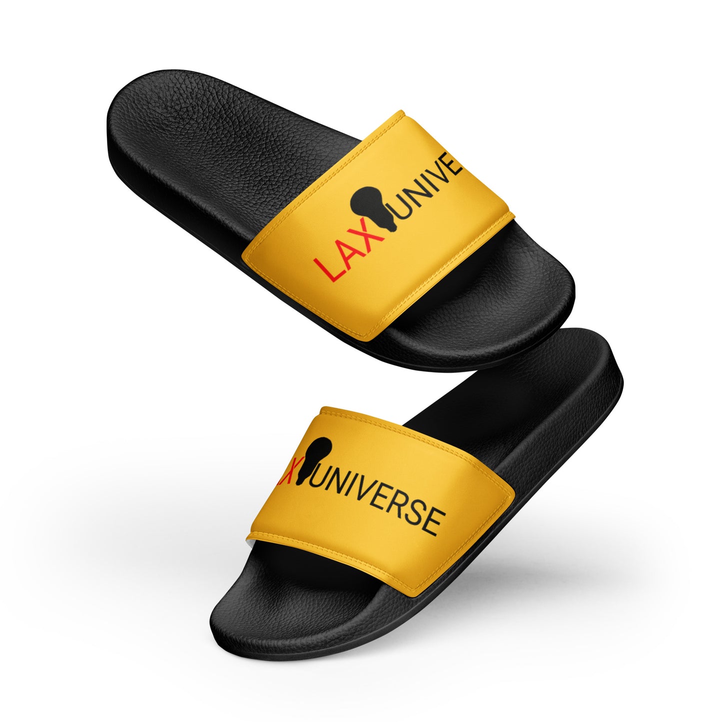 LAXUNIVERSE Yellow Men’s slides