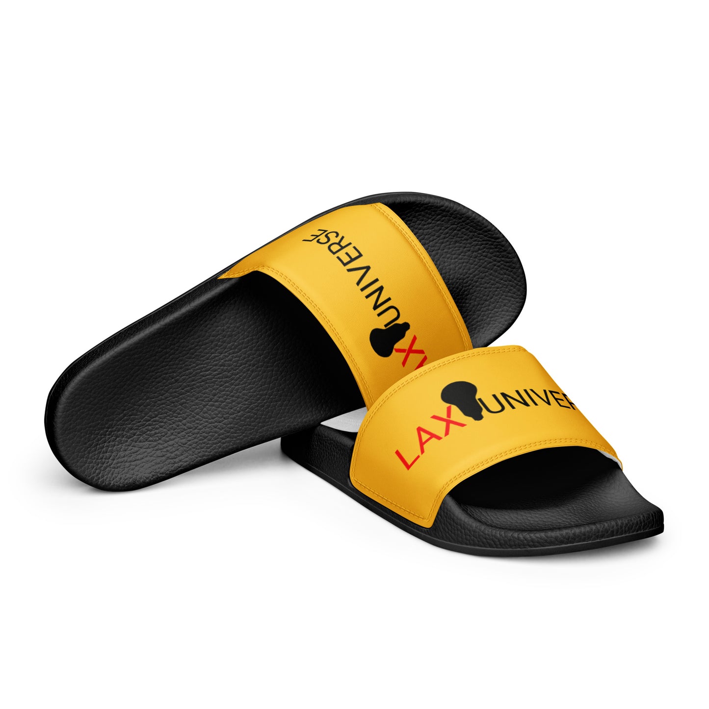 LAXUNIVERSE Yellow Men’s slides