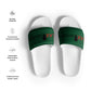 LAXUNIVERSE Forest Green Men’s slides