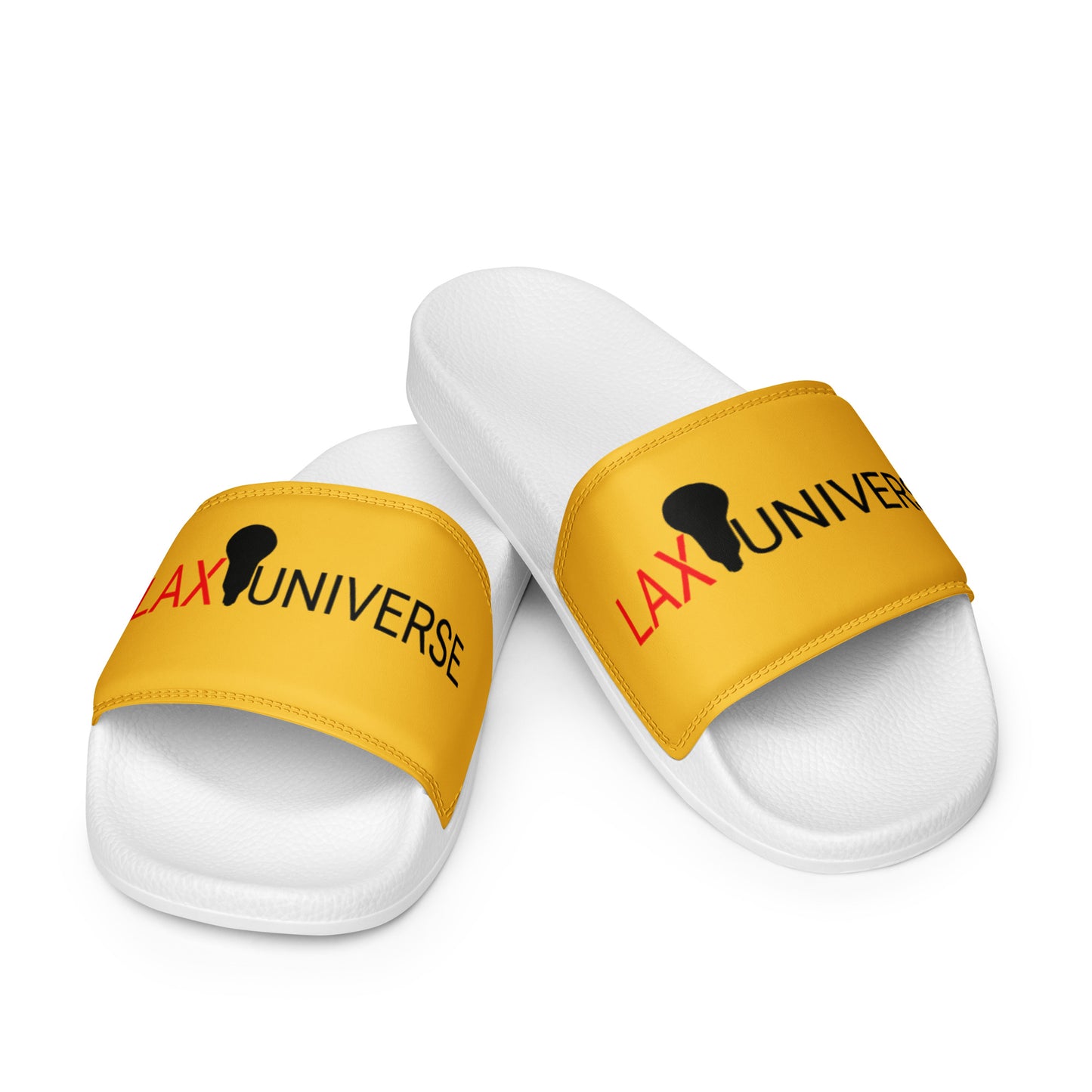 LAXUNIVERSE Yellow Men’s slides