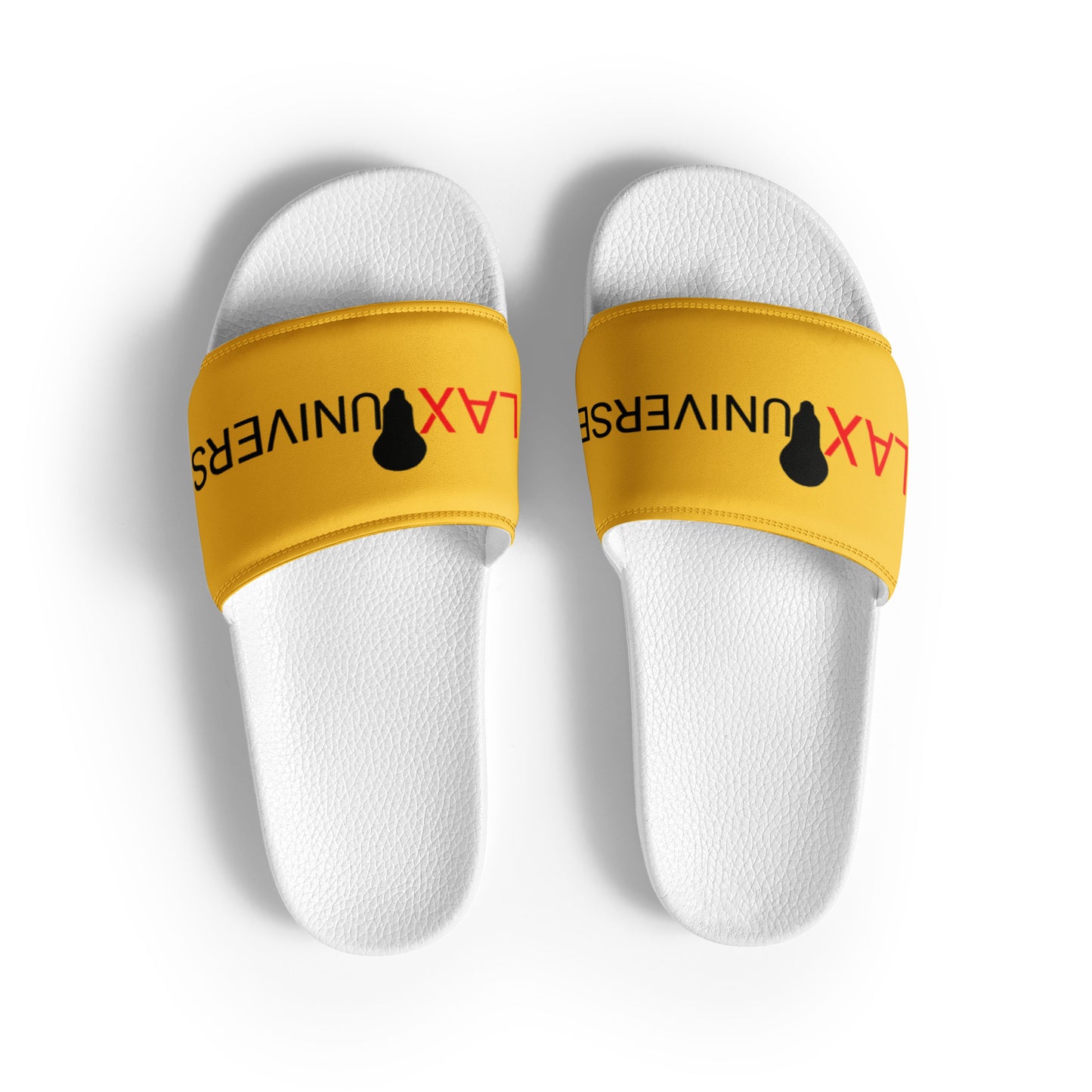 LAXUNIVERSE Yellow Men’s slides