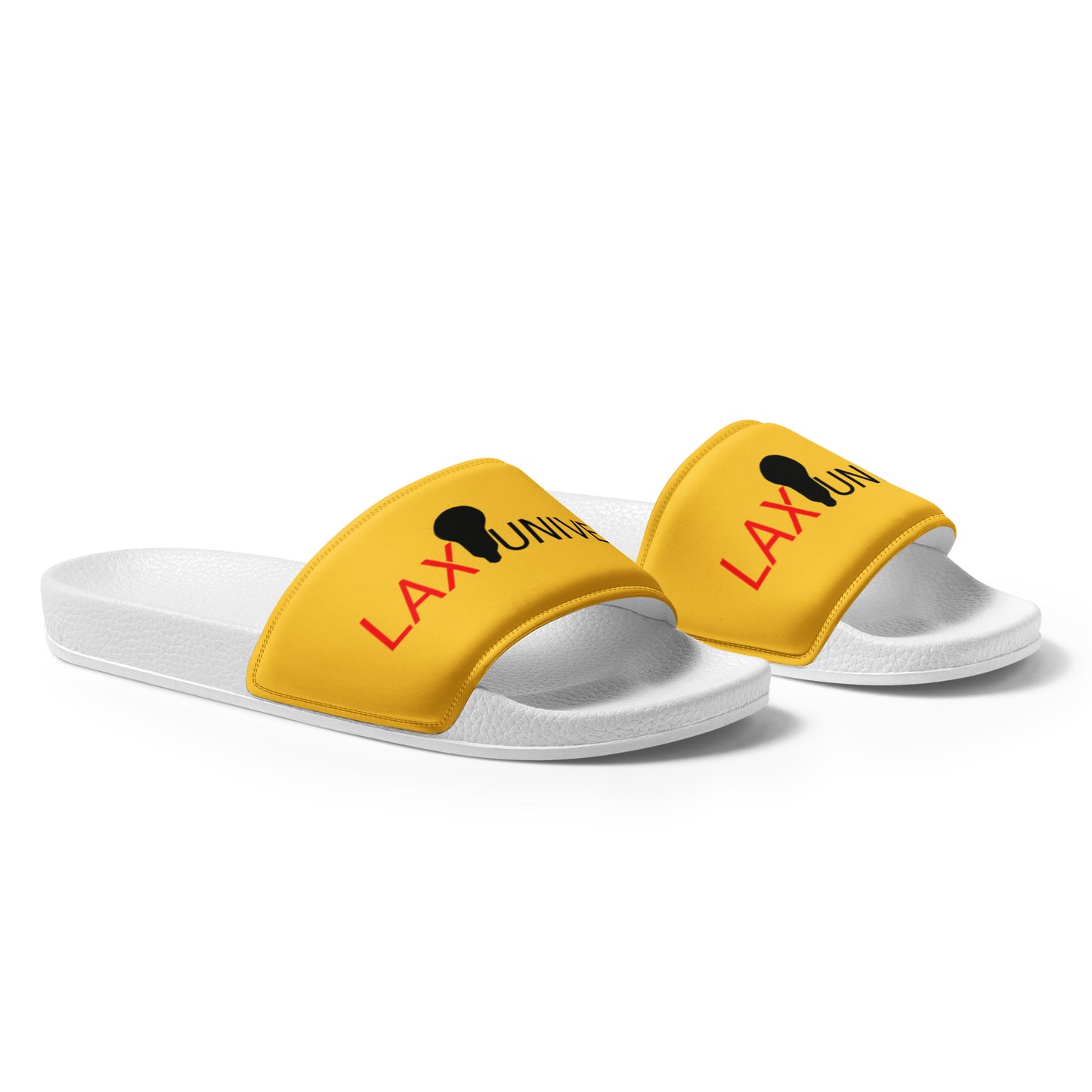 LAXUNIVERSE Yellow Men’s slides