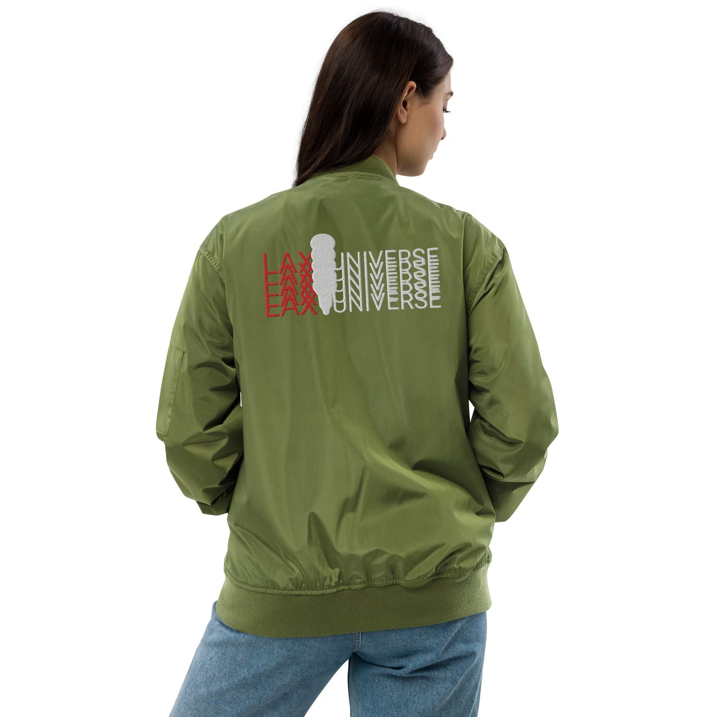 LAXUNIVERSE Premium recycled bomber jacket