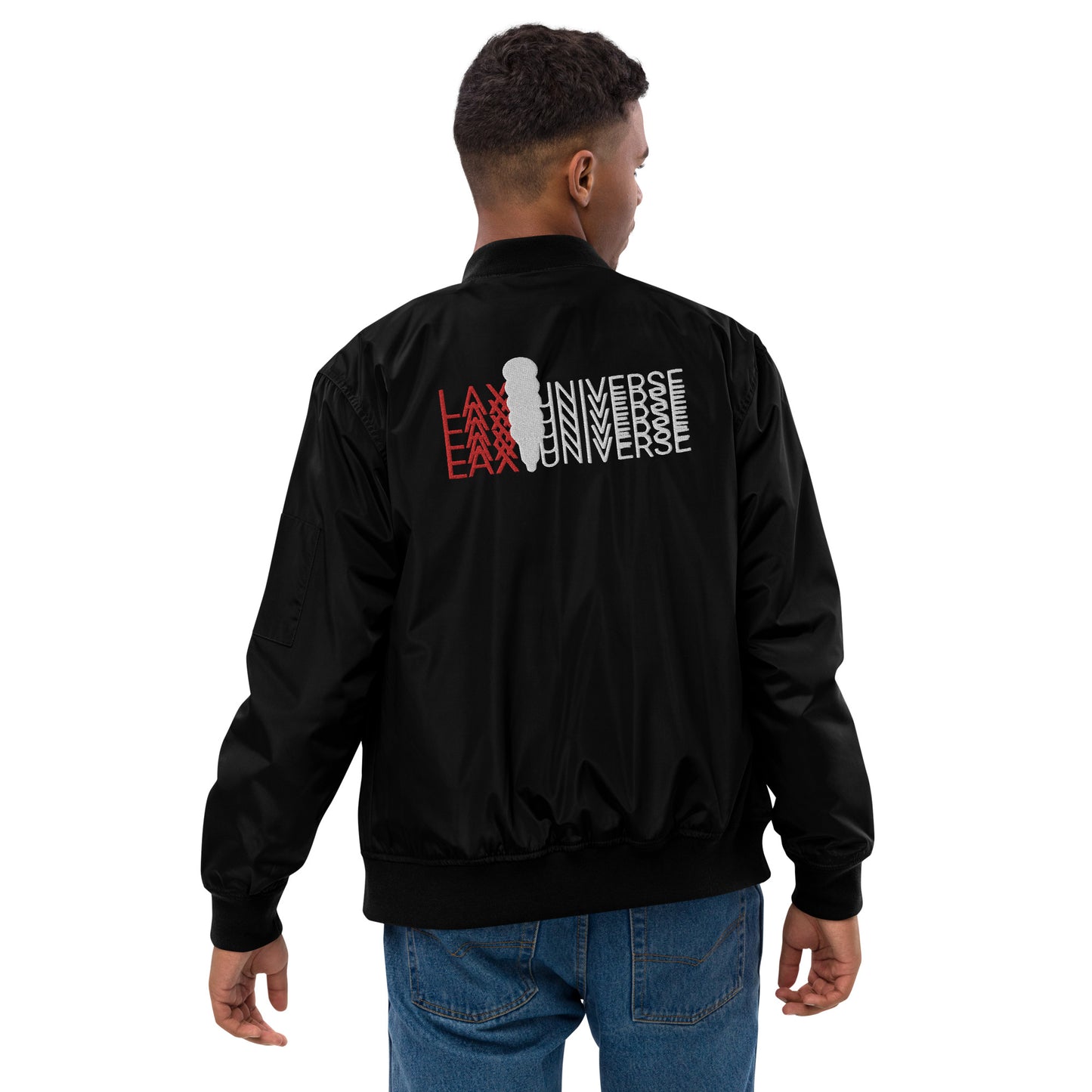 LAXUNIVERSE Premium recycled bomber jacket