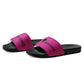 LAXUNIVERSE Medium Red Violet Women's slides